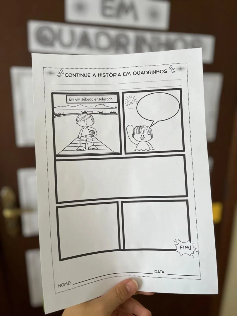 História em Quadrinhos: Produção de texto e Dinâmica — imagem 6