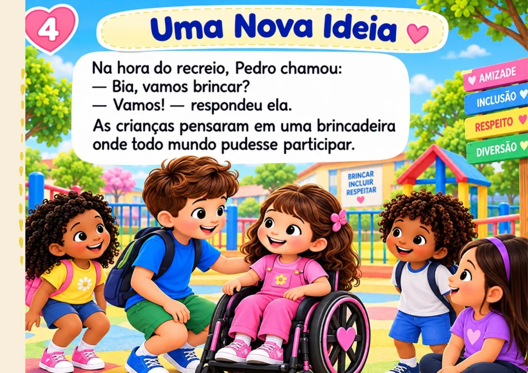 História Infantil Sobre Inclusão - A Escola Onde Todo Mundo Cabe — imagem 4