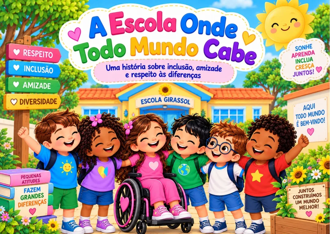 História Infantil Sobre Inclusão - A Escola Onde Todo Mundo Cabe — imagem 2