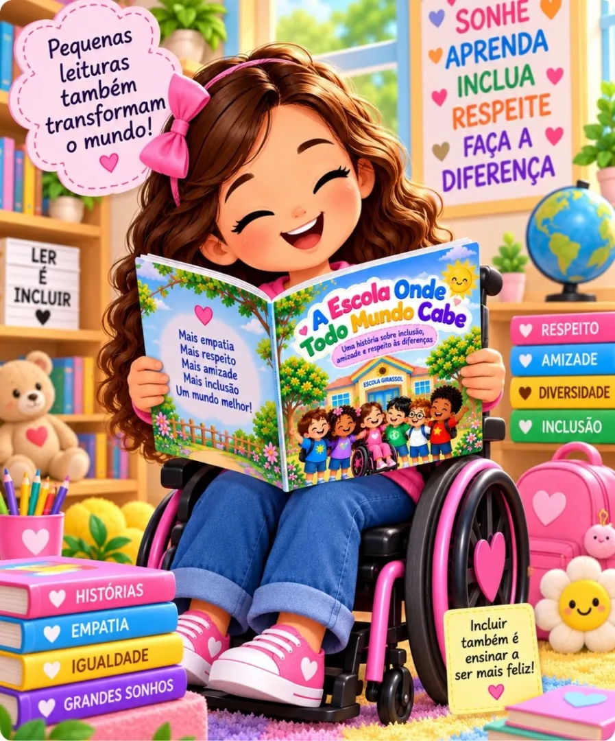 História Infantil Sobre Inclusão - A Escola Onde Todo Mundo Cabe — imagem 6