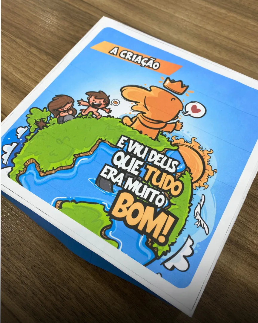 História na Caixa: A Criação do Mundo - Ensino Religioso - PDF — imagem 2