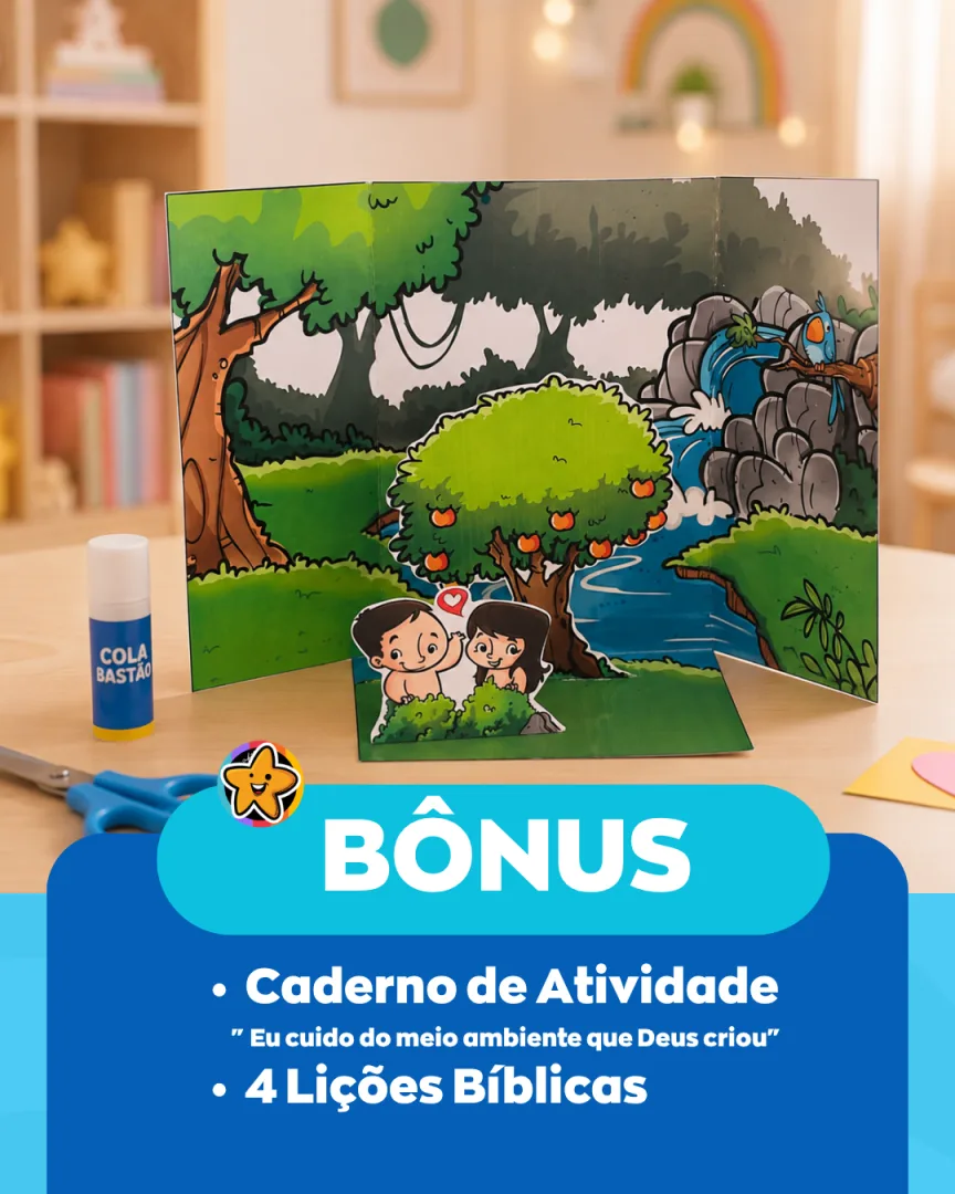 História na Caixa: A Criação do Mundo - Ensino Religioso - PDF — imagem 5