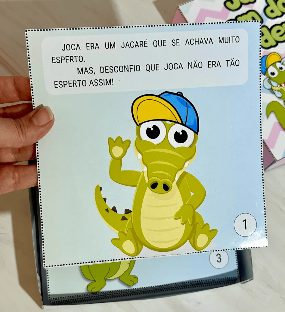 História na Caixa Jacaré com Dor de Dente - Educação Infantil  — imagem 2