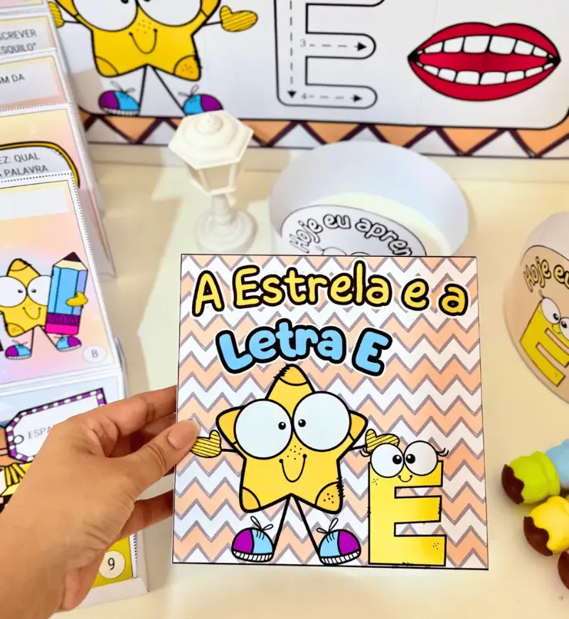 História na Caixa - Letra E em PDF — imagem 2