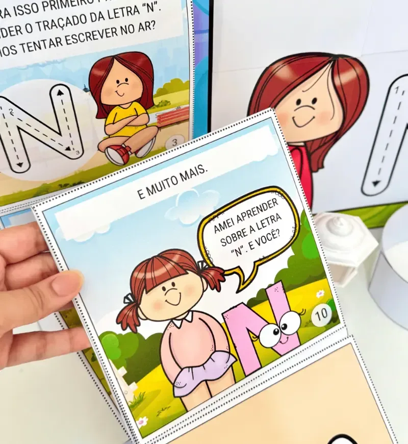 História na Caixa - Letra N em PDF — imagem 2