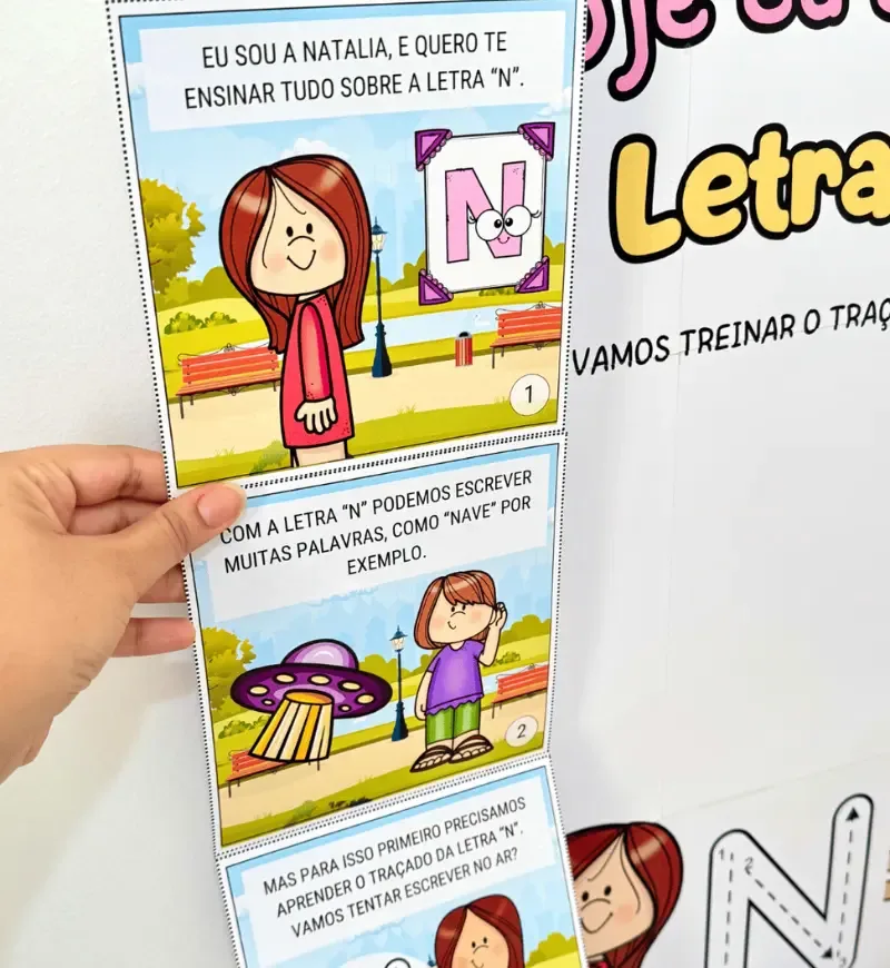 História na Caixa - Letra N em PDF — imagem 3