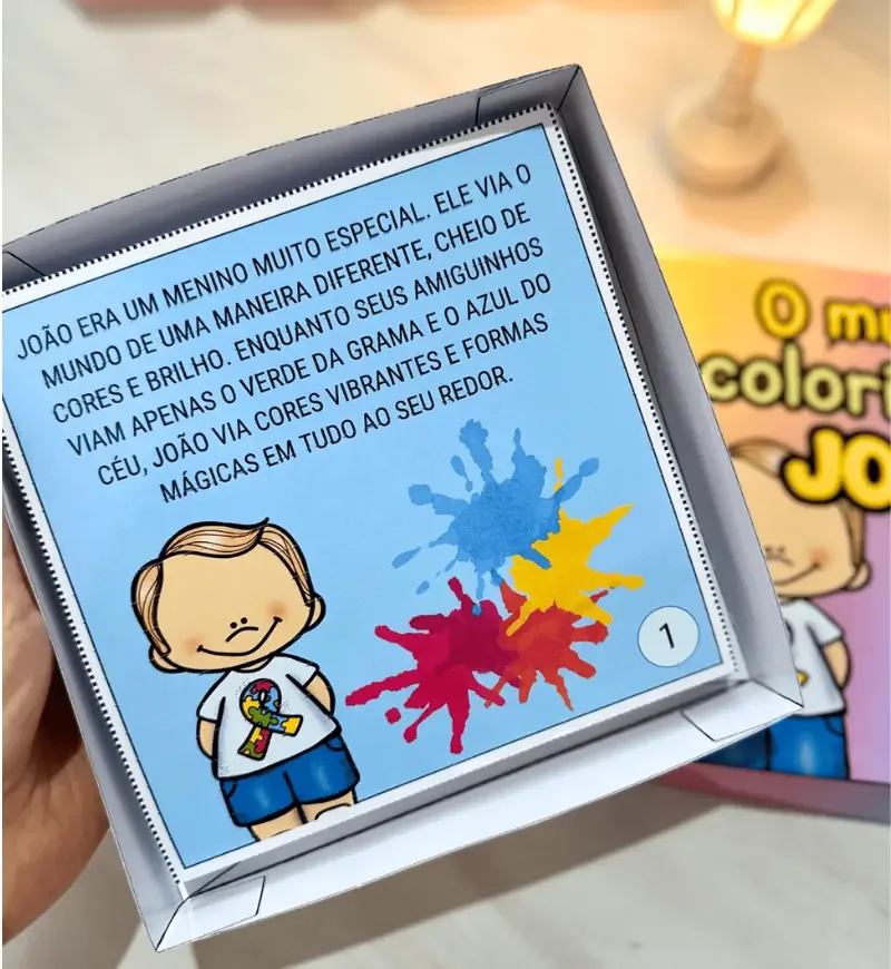 História na Caixa - O Mundo Colorido de João — imagem 2