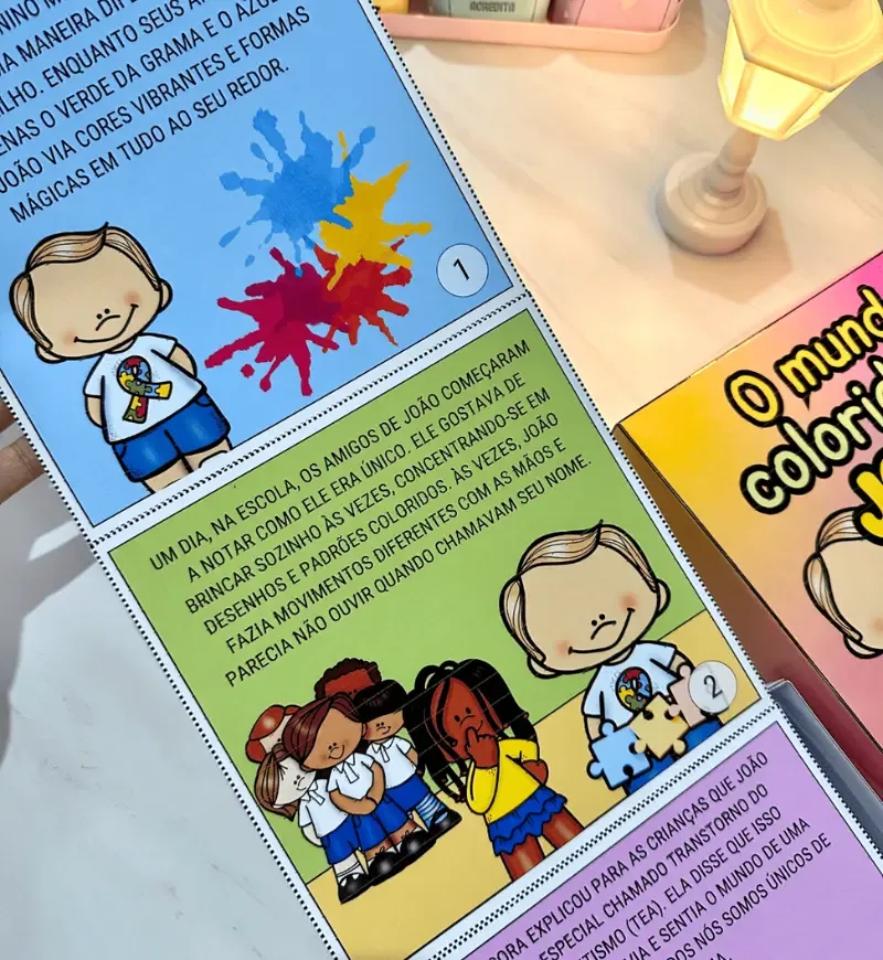 História na Caixa - O Mundo Colorido de João — imagem 4
