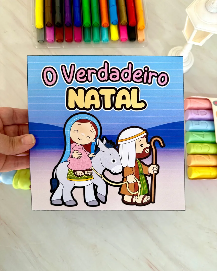 História na Caixa O Verdadeiro Natal — Educação Infantil em PDF — imagem 3