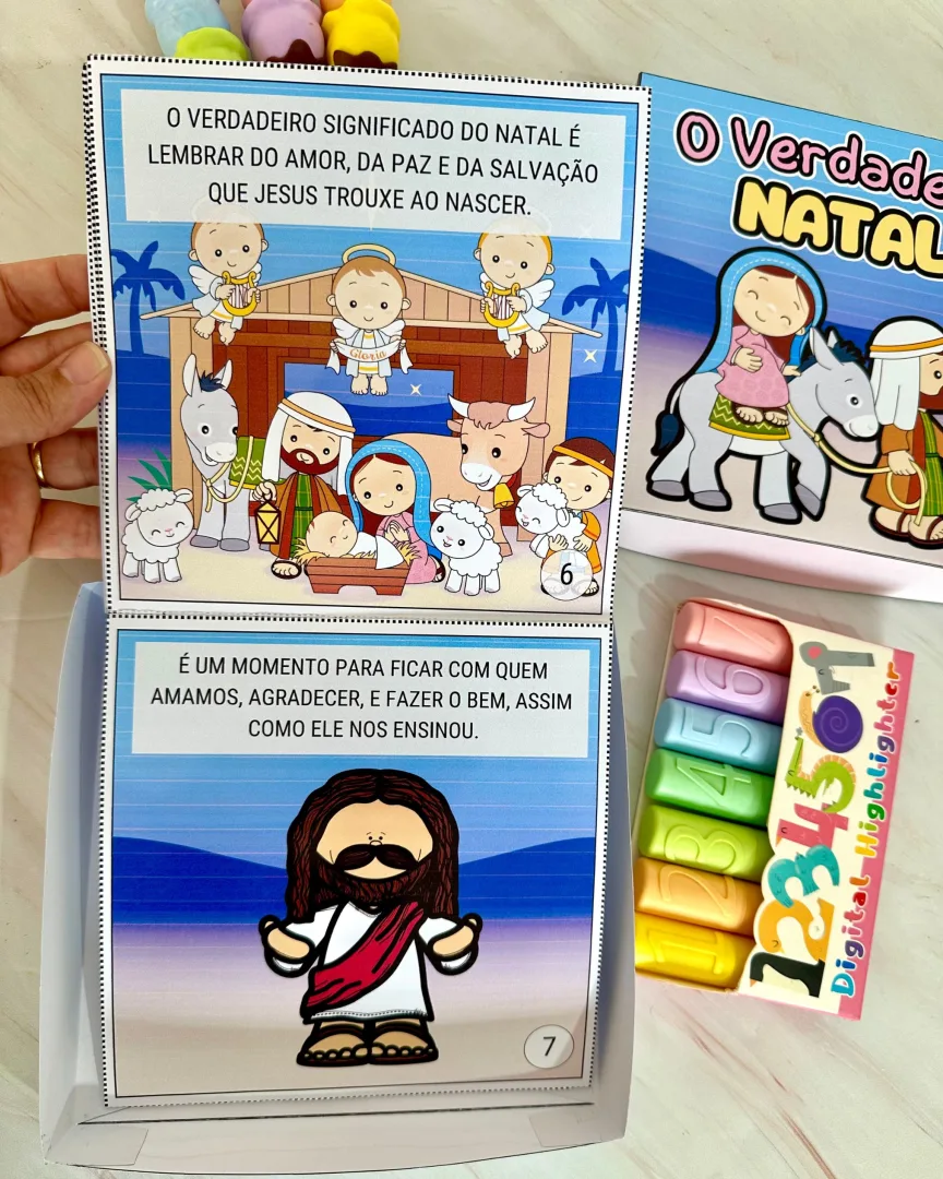 História na Caixa O Verdadeiro Natal — Educação Infantil em PDF — imagem 5