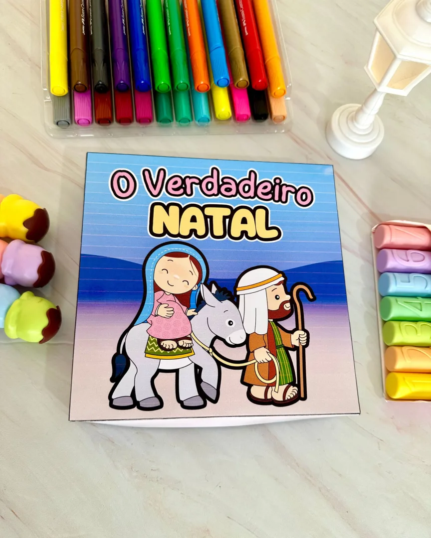 História na Caixa O Verdadeiro Natal — Educação Infantil em PDF — imagem 2