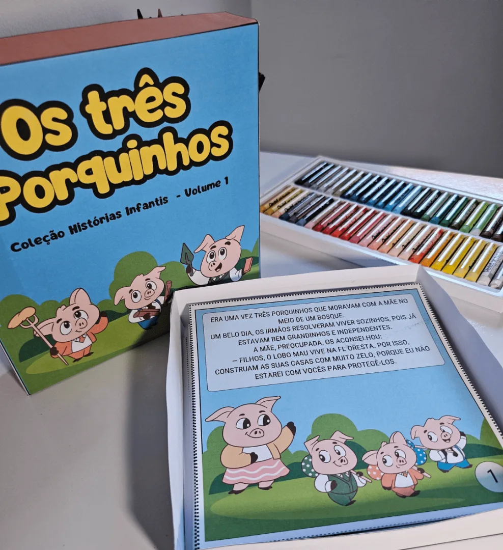História na Caixa - Os Três Porquinhos — imagem 2