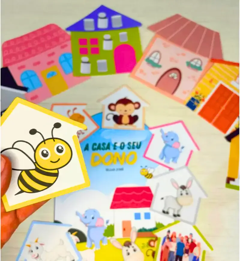 História na Luva A Casa e o Seu Dono | Recurso em PDF Educação Infantil — imagem 2