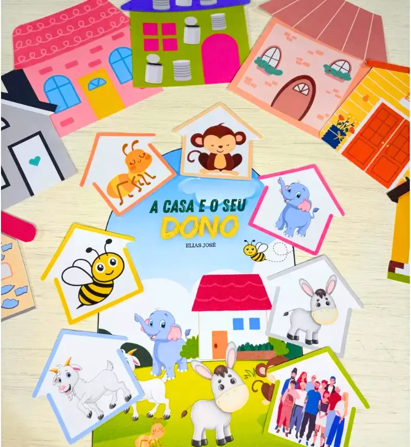 História na Luva A Casa e o Seu Dono | Recurso em PDF Educação Infantil — imagem 3