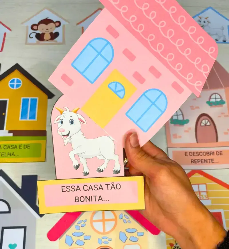 História na Luva A Casa e o Seu Dono | Recurso em PDF Educação Infantil — imagem 4
