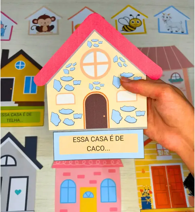 História na Luva A Casa e o Seu Dono | Recurso em PDF Educação Infantil — imagem 5