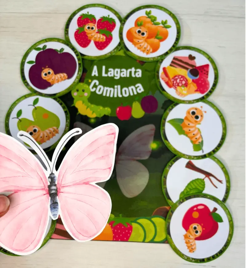 História na Luva - A Lagarta Comilona PDF Educação Infantil  — imagem 2