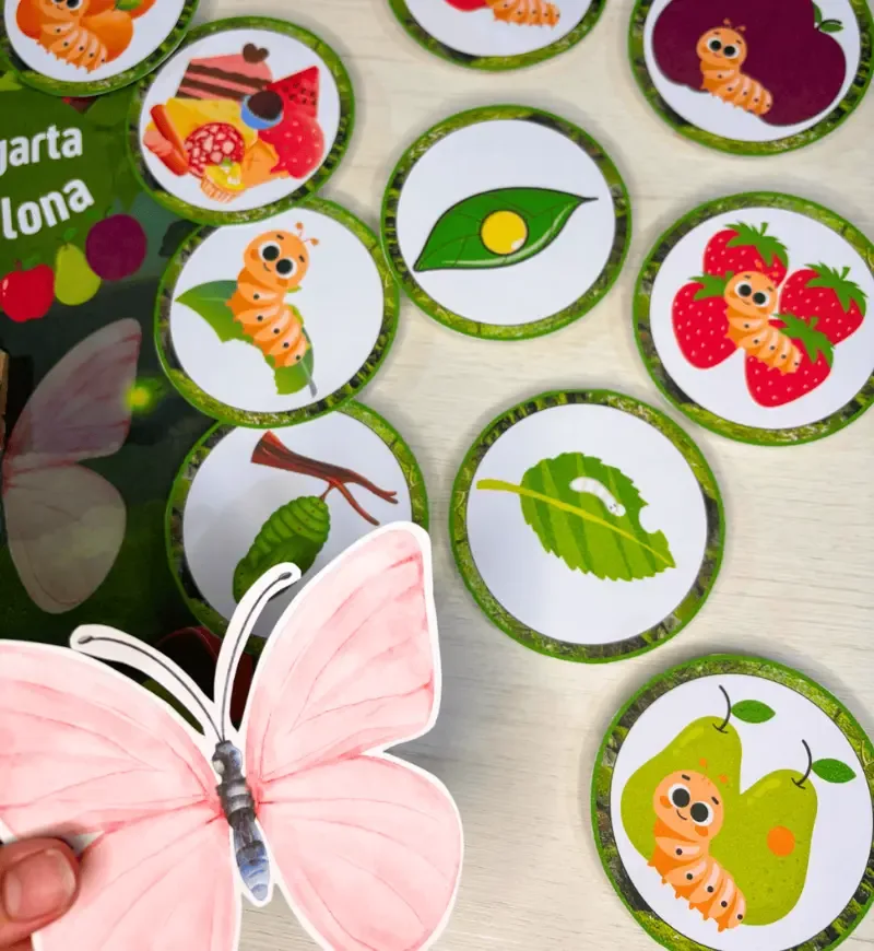 História na Luva - A Lagarta Comilona PDF Educação Infantil  — imagem 5