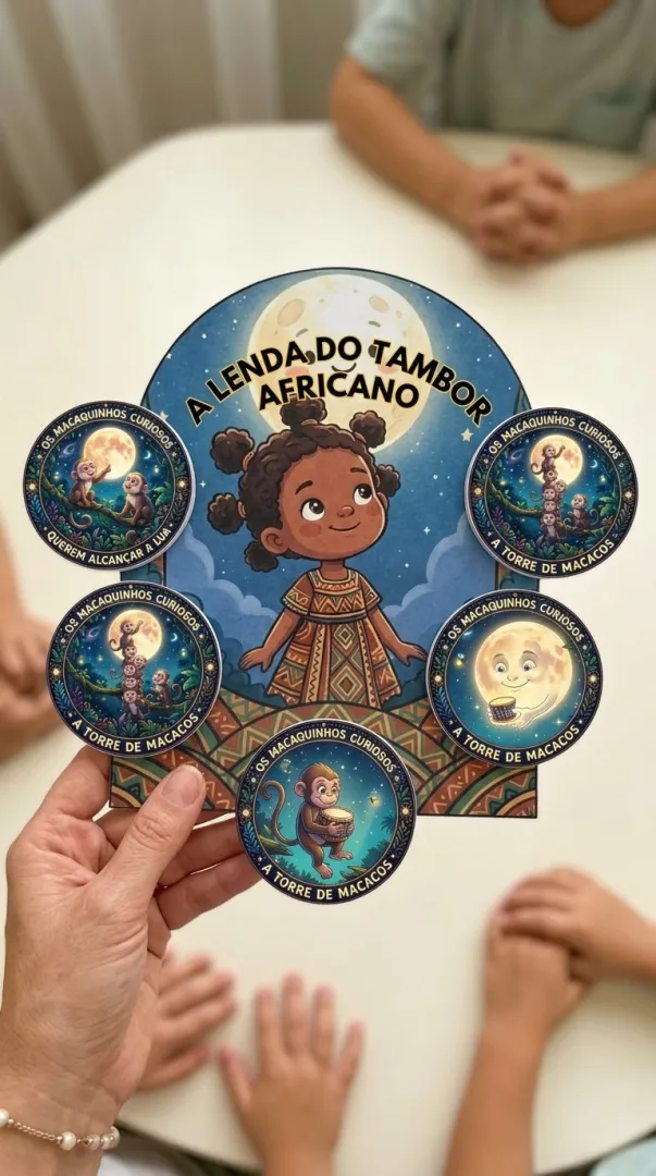 História na Luva - A Lenda dos Tambores Africanos (Educação Infantil) - PDF — imagem 2