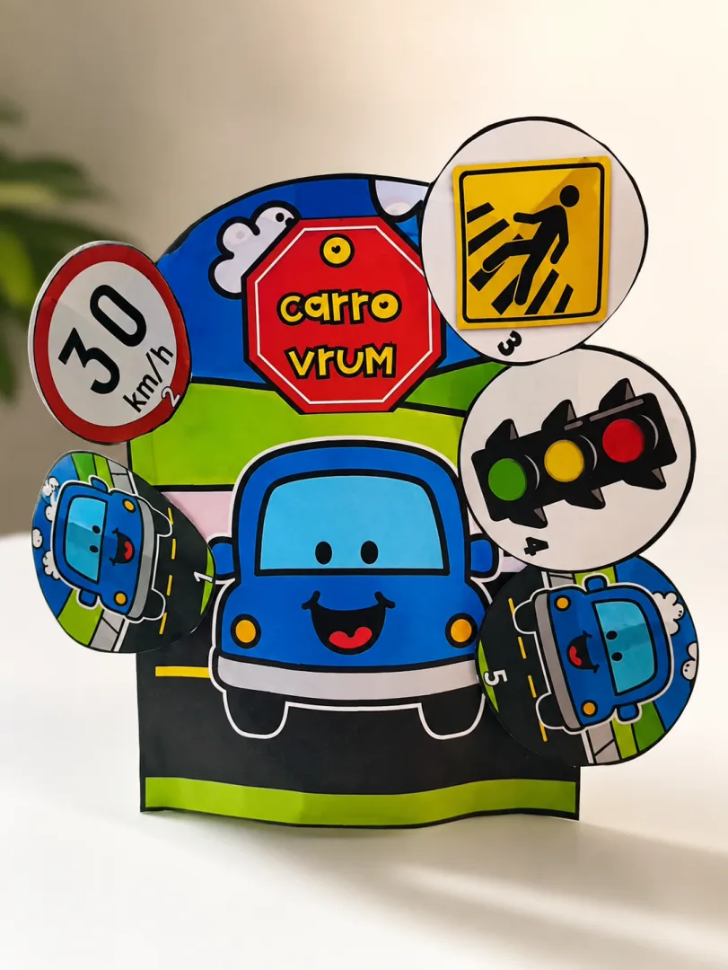 História na Luva - Carro Vroom -  PDF (5 páginas) — imagem 3