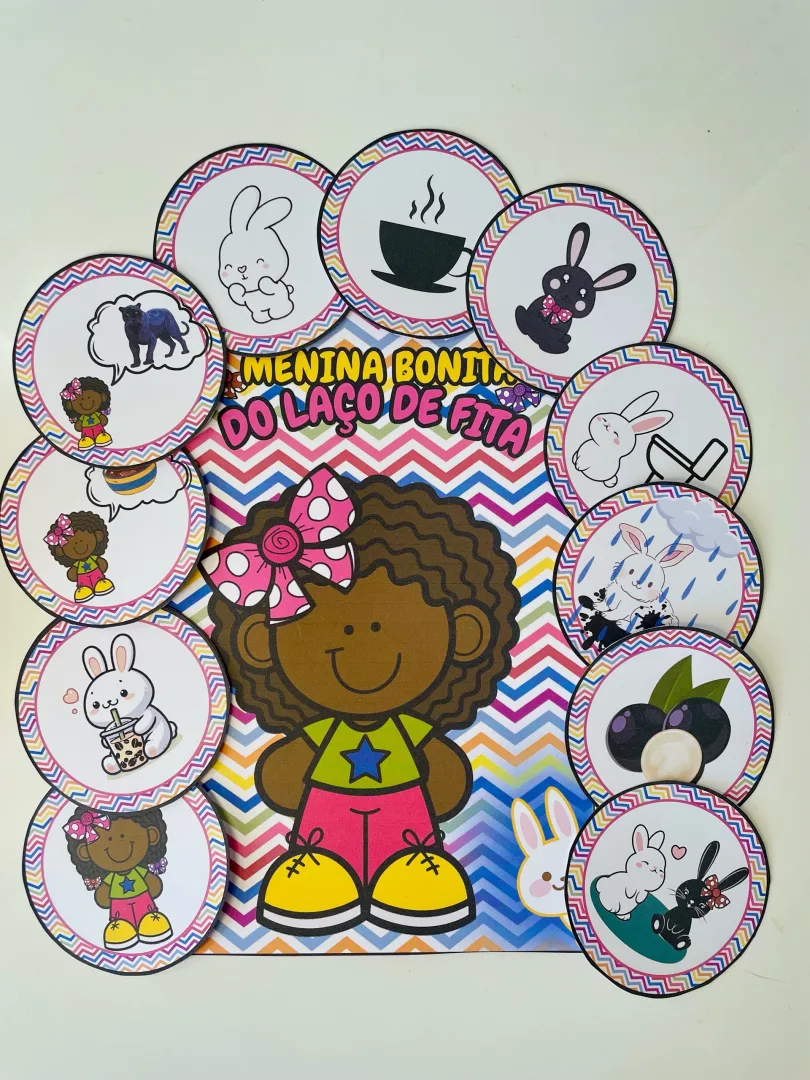 História na Luva Menina Bonita do Laço de Fita - Educação Infantil em PDF — imagem 4