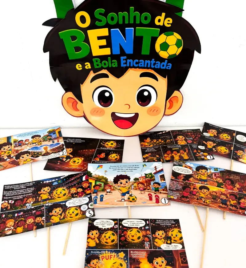 História na Sacola - O Sonho de Bento e a Bola Encantada — imagem 2