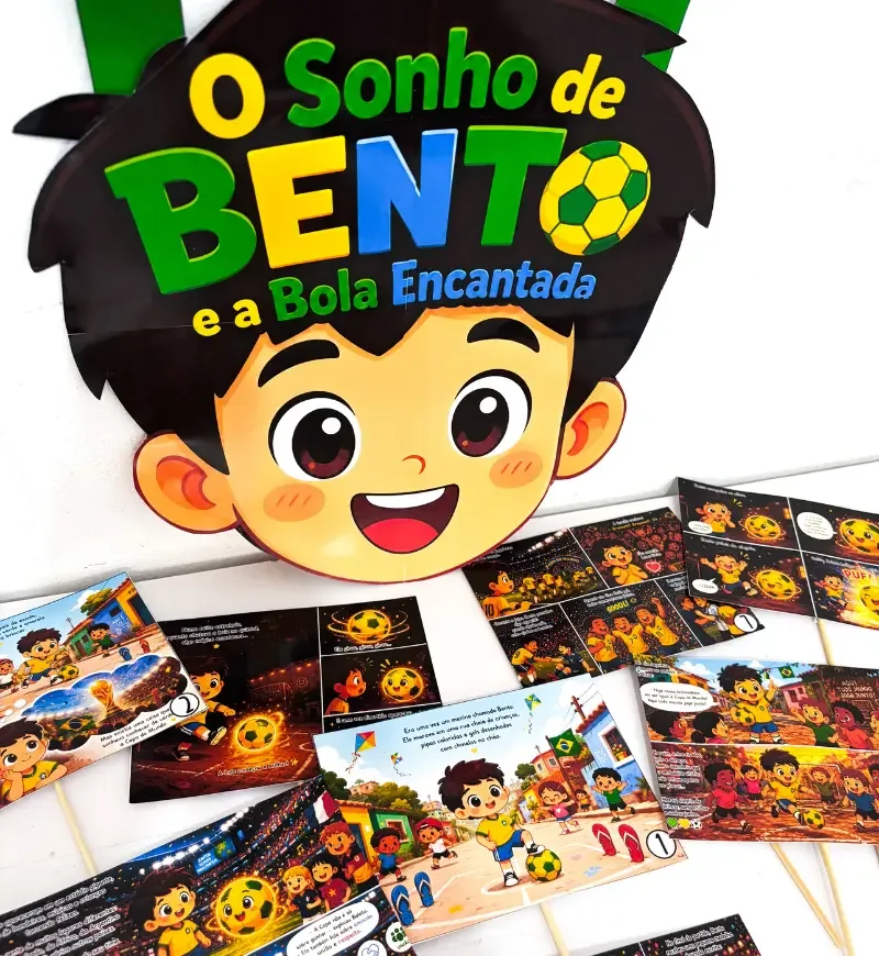 História na Sacola - O Sonho de Bento e a Bola Encantada — imagem 3