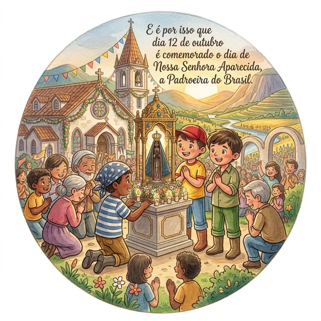 História Nossa Senhora Aparecida - PDF para Educação Infantil — imagem 3