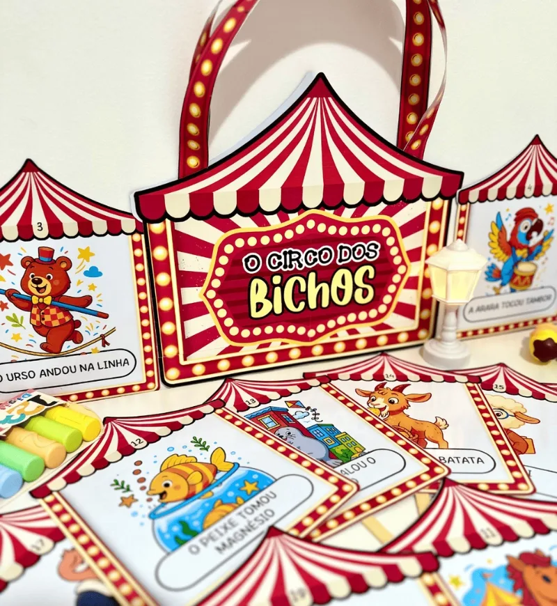 História Rimada - O Circo dos Bichos — imagem 2