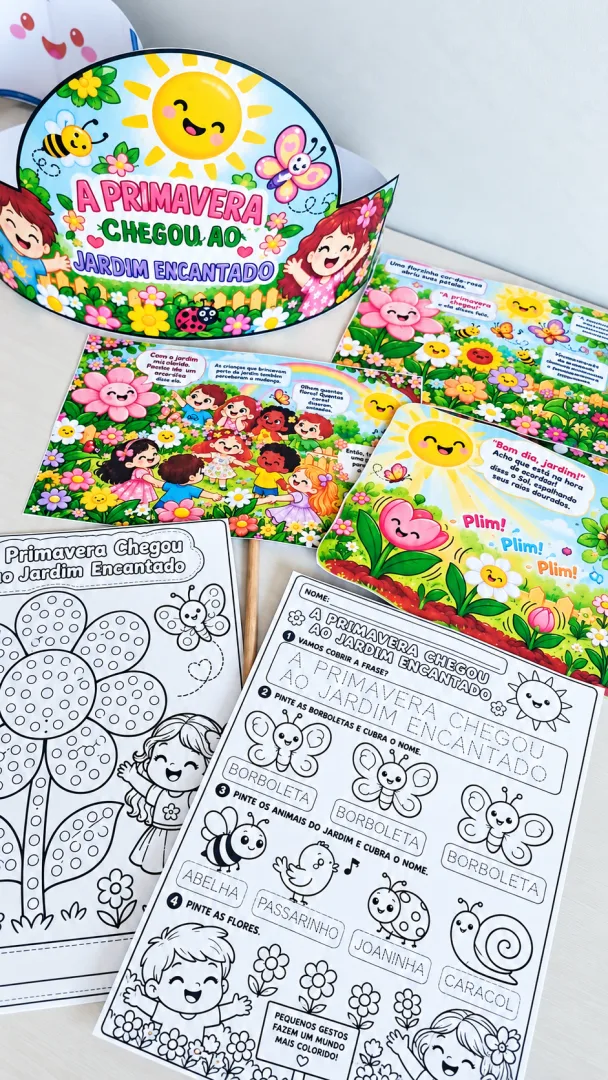 HISTORINHA DA PRIMAVERA – O JARDIM ENCANTADO — imagem 2
