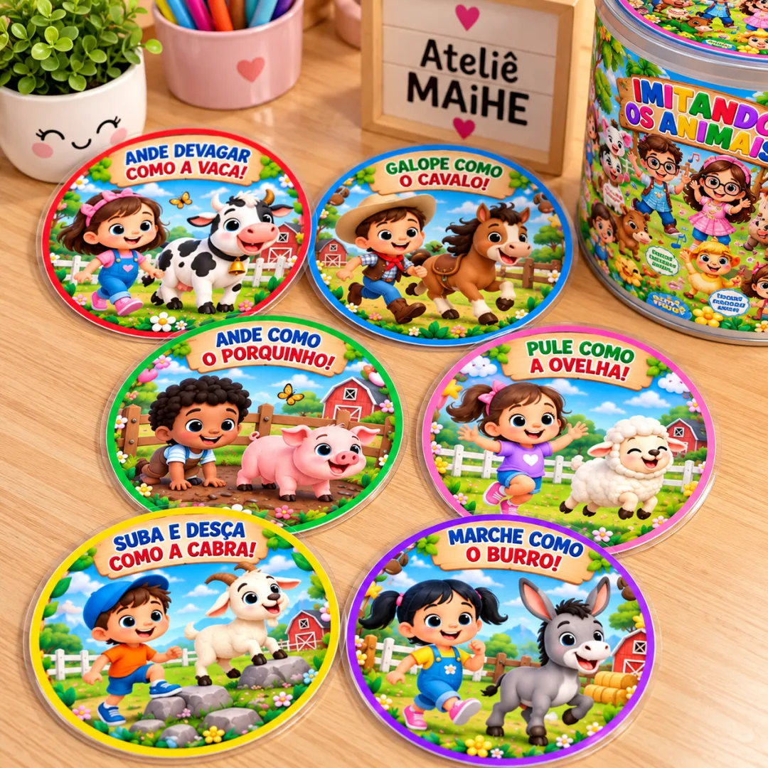 Imitando os Animais - Educação Infantil - Arquivo Digital - JOGO — imagem 6