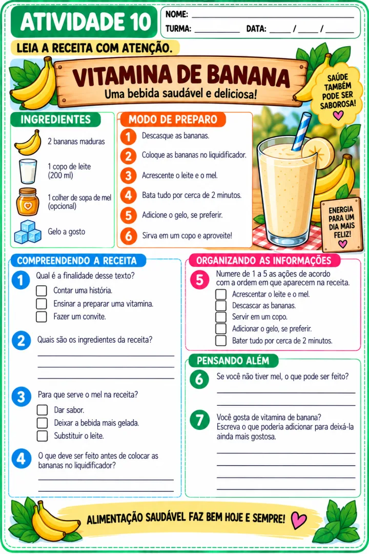Interpretação de texto 3⁰ ano - 12 atividades. — imagem 2
