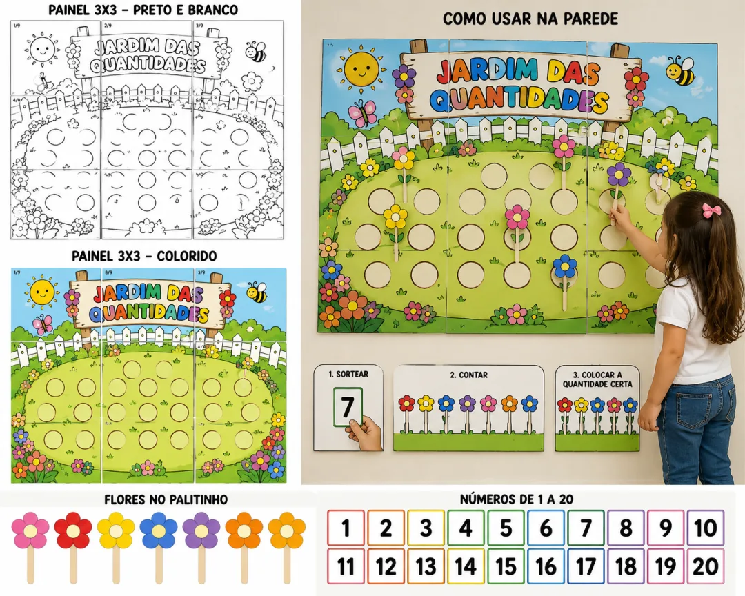 🌸 JARDIM DAS QUANTIDADES — PAINEL INTERATIVO 🌸 — imagem 2
