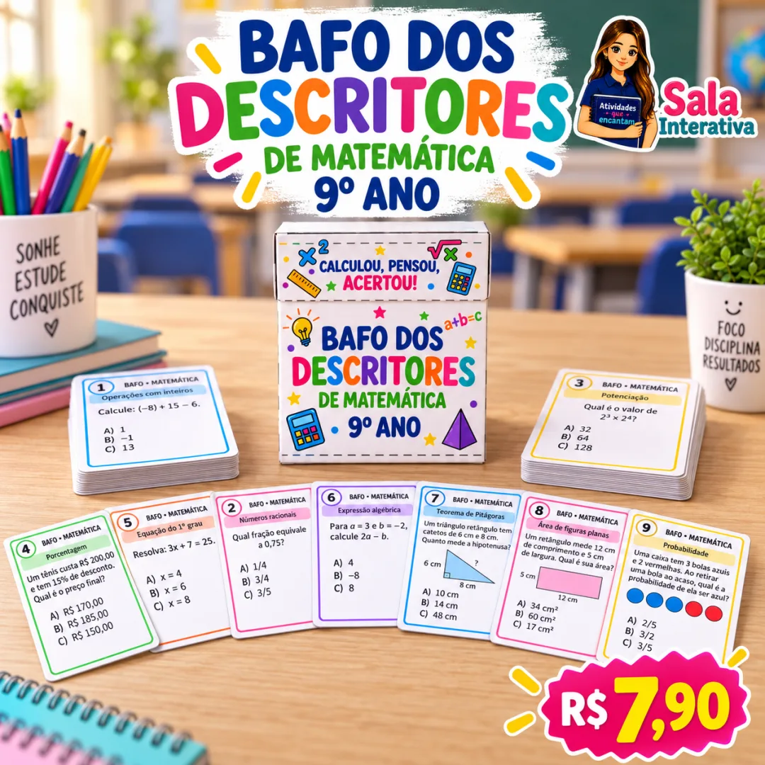  Bafo dos Descritores de Matemática - 9º Ano - PDF — imagem 2