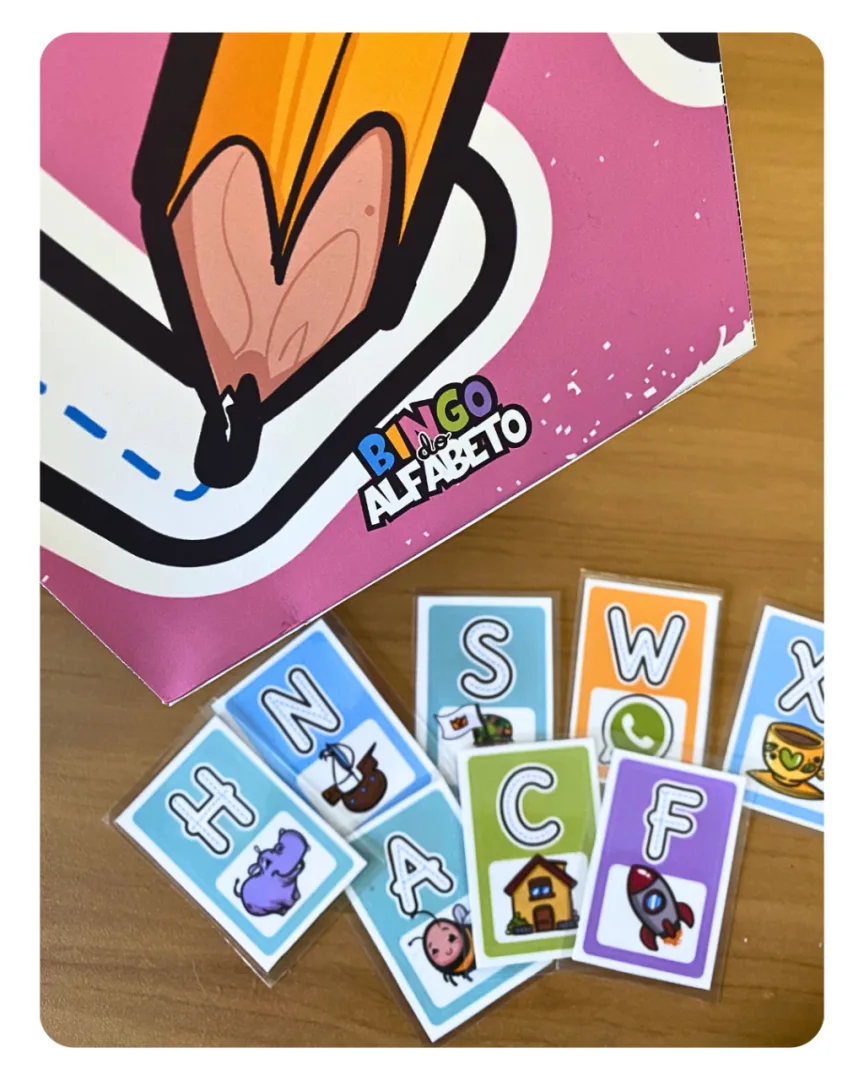 Jogo Bingo do Alfabeto Ilustrado “J de Jesus e J de Jacaré” — imagem 2