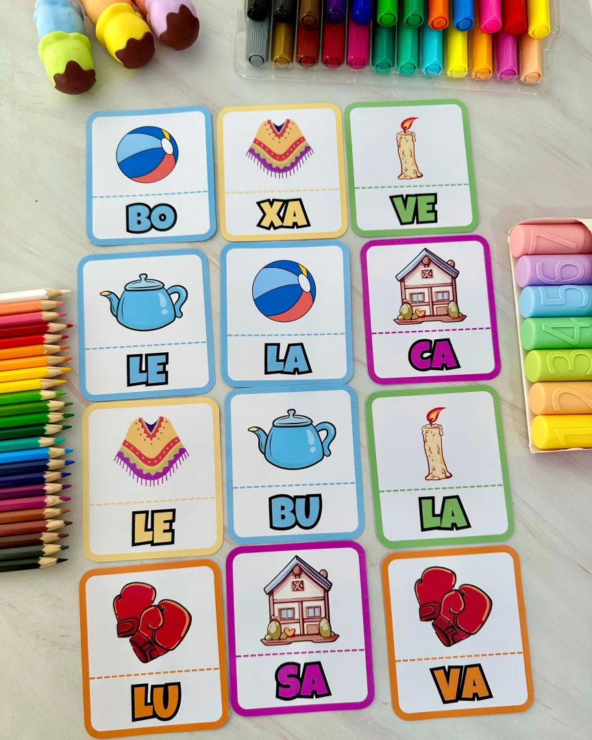 Jogo da Memória das Sílabas — Alfabetização e Educação Especial em PDF — imagem 5