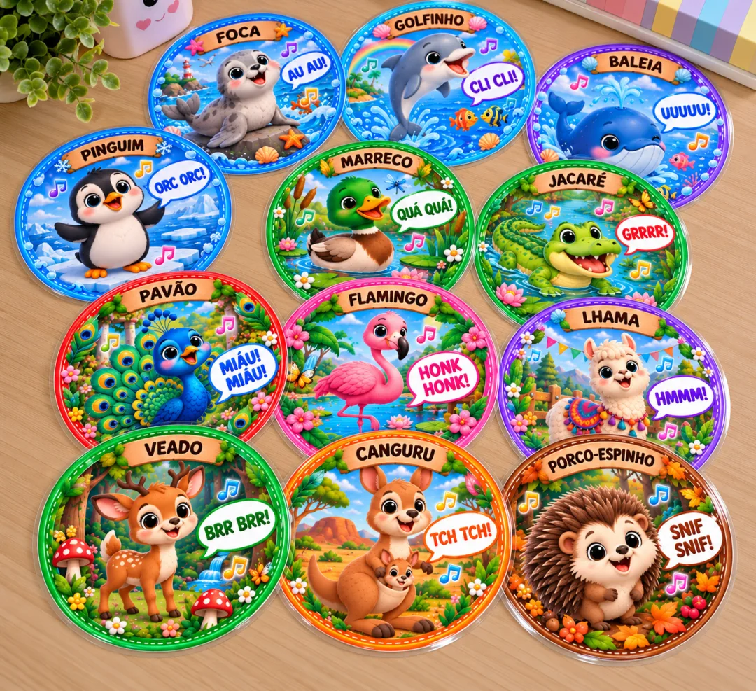 Imitando os Animais - Jogo da Memória dos Animais - Educação Infantil - Arquivo Digital — imagem 3