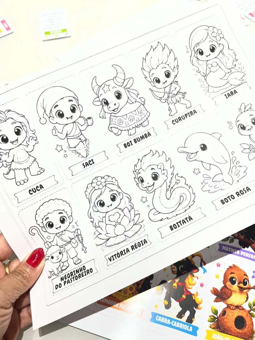 Jogo da Memória e Cards do Folclore Brasileiro — imagem 5