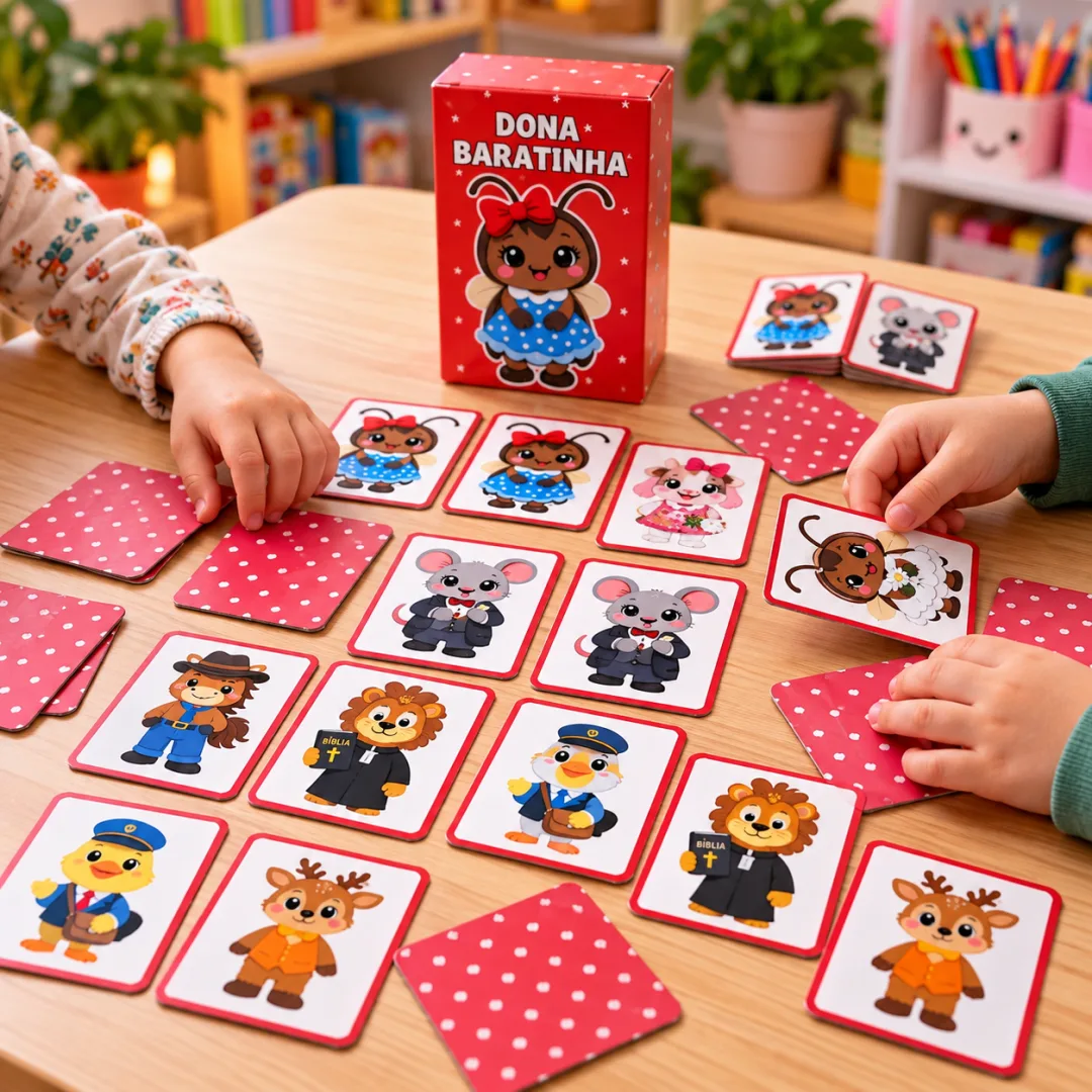 Jogo da Memória Quem Quer Casar com a Dona Baratinha - Educação Infantil - Arquivo Digital — imagem 4