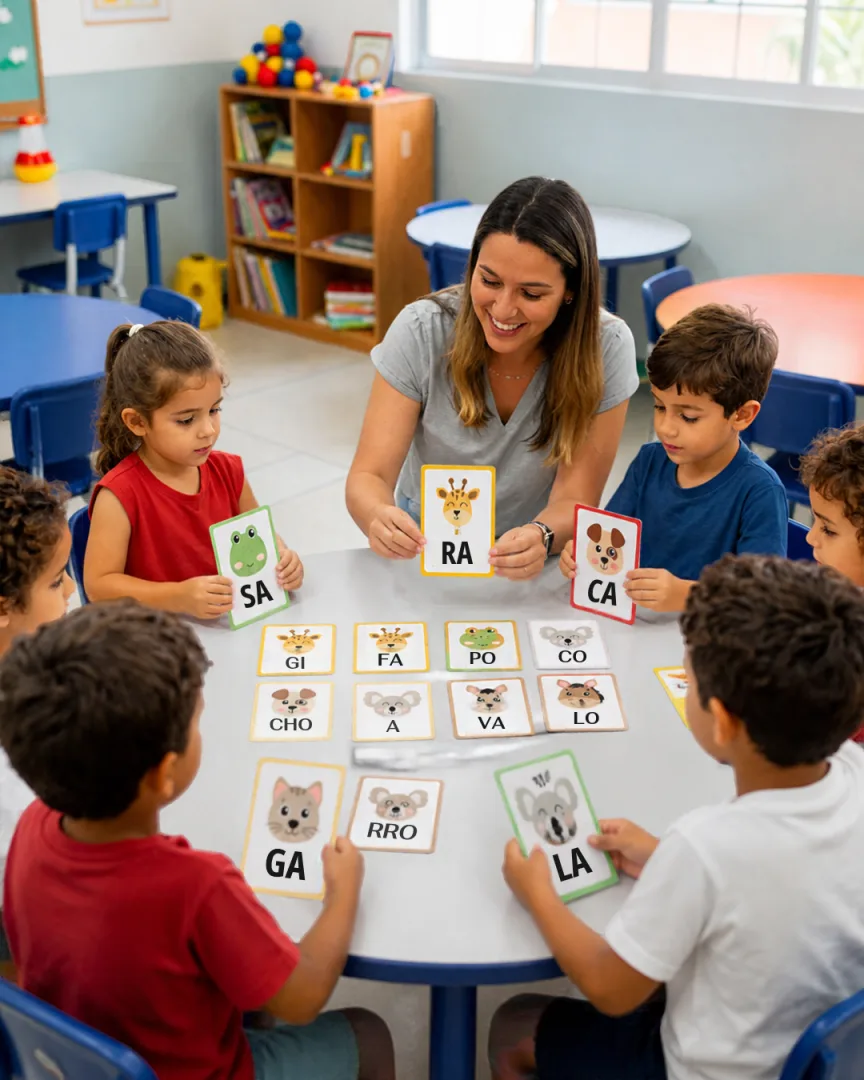 Jogo da Memória Silábico - 1º e 2º Ano - Alfabetização - PDF (4 páginas) — imagem 3