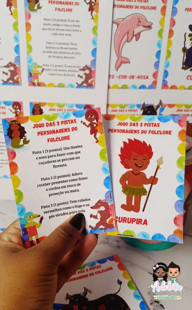 Jogo das 3 Pistas Personagens do Folclore — imagem 2