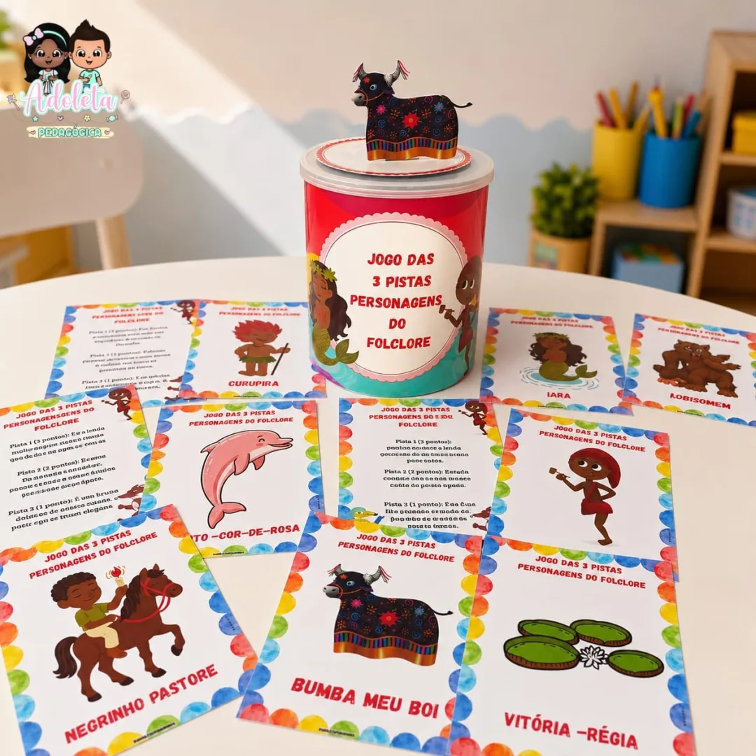Jogo das 3 Pistas Personagens do Folclore — imagem 4