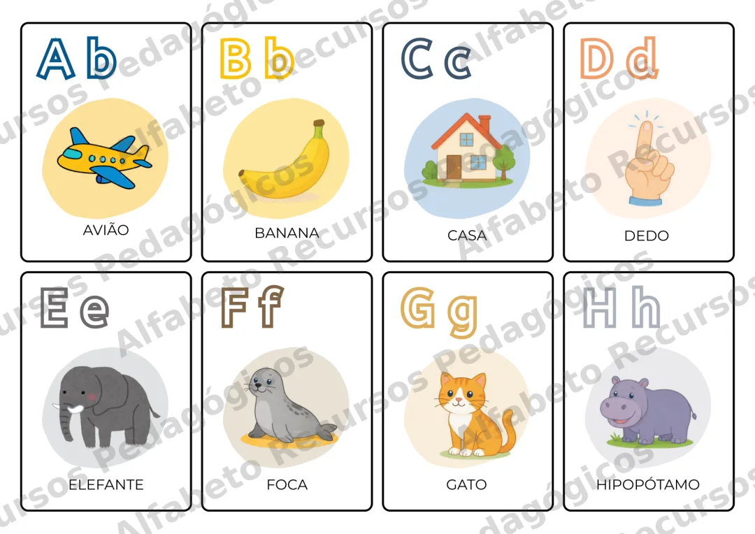 🌈 JOGO DAS ASSOCIAÇÕES — LETRAS , IMAGENS & PLANO DE AULA COMPLETO — imagem 2
