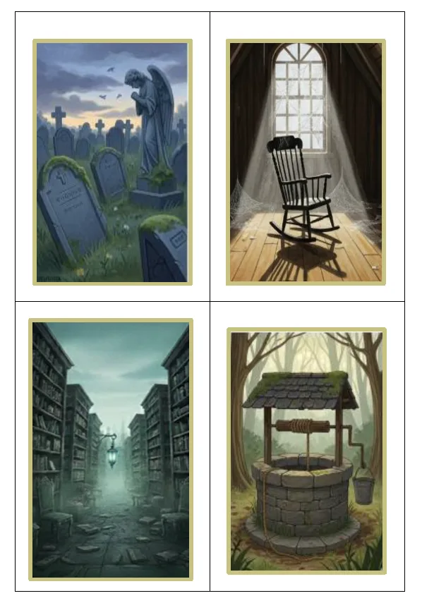 Jogo das Histórias Assombradas: Cartas para Criar Contos em Pdf - 4º e 5º Ano — imagem 4