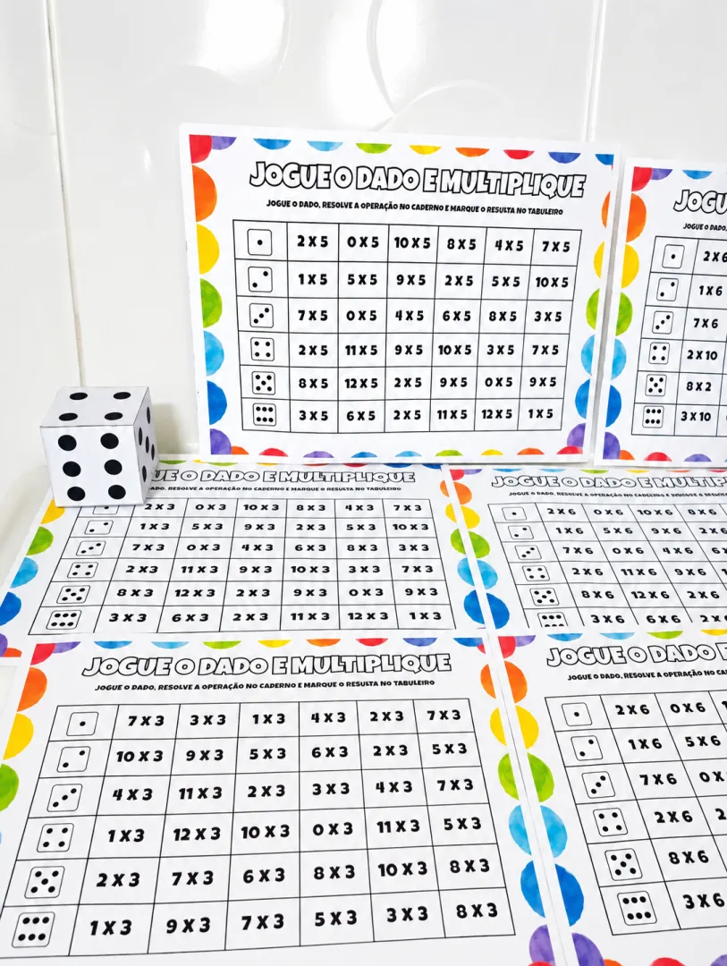 JOGO DE TABULEIRO: JOGUE O DADO E MULTIPLIQUE+ PLANO DE AULA — imagem 2
