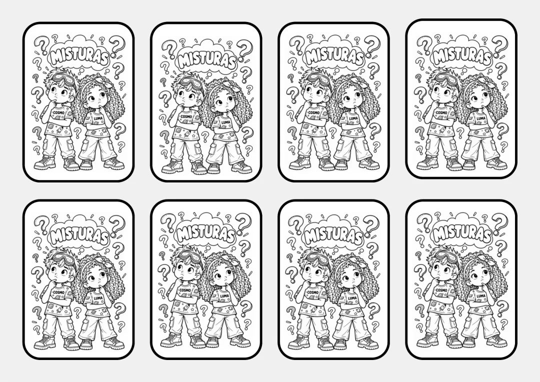 Jogo Desafio das Misturas: Ciências 6º Ano 40 Cartas em PDF para Imprimir — imagem 3