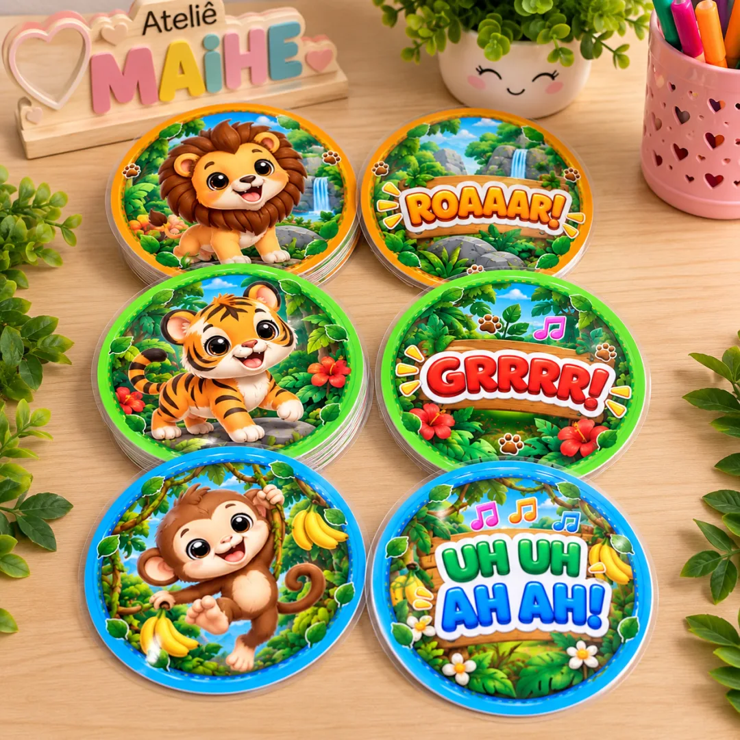 Imitando os Animais - Jogo do Pareamento – Educação Infantil - Arquivo Digital — imagem 2