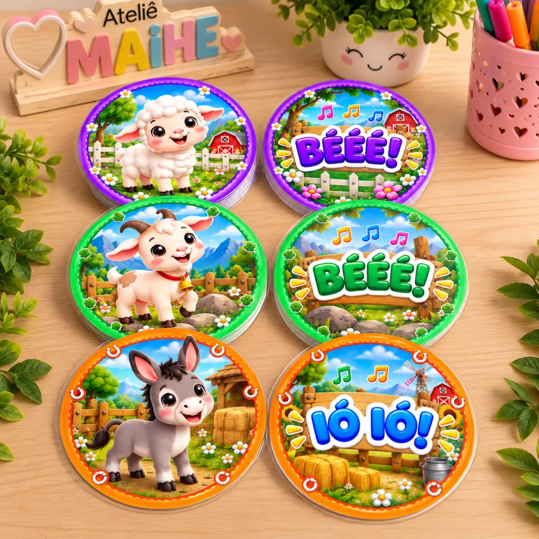 Imitando os Animais - Jogo do Pareamento – Educação Infantil - Arquivo Digital — imagem 3