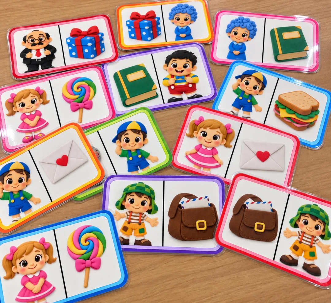 Jogo Dominó Da Turma Do Chaves - Educação Infantil - Arquivo Digital — imagem 2