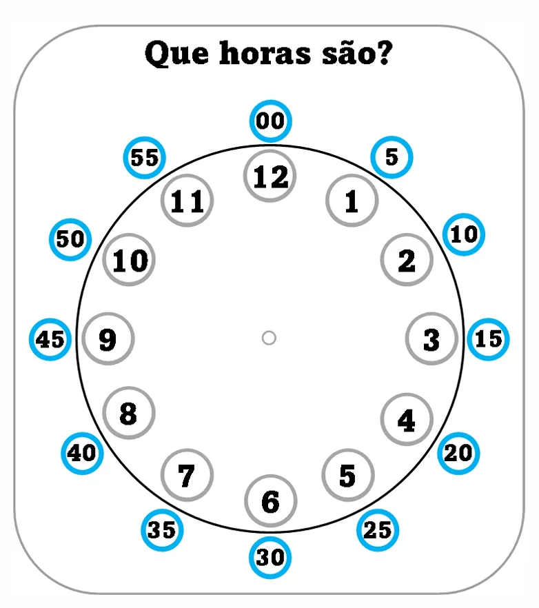 Jogo em PDF: Que horas são? - Educação Infantil e Ensino Fundamental — imagem 2
